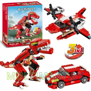 Конструктор Decool 3116 Динозавр (374 детали) картинка 2